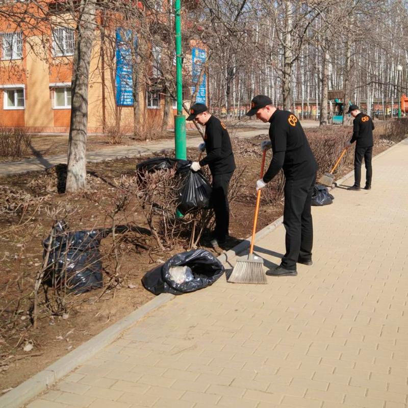 Уборка территории  в Ядрине